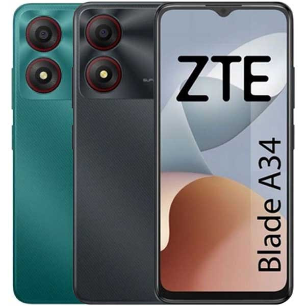 Mobitel best cheap ZTE Blade A34 4G Dual  smartphone all colors uk
